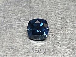 Extremely Rare! Natural Yogo Sapphire Custom Faceted Beautiful Shift 1.60ct