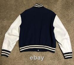 Extremely Rare OG 90s Bapesta Wool / Leather Varsity Jacket Size XL AUTHENTIC