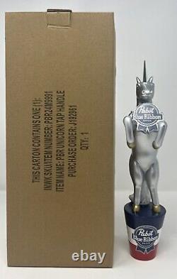 Extremely Rare Pabst Blue Ribbon Unicorn 11 Tap Handle NIB