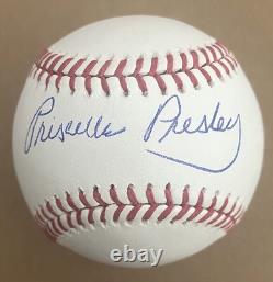 Extremely Rare Priscilla Presley Signed Omlb 1/1 Elvis Presley Awesome Psa/dna