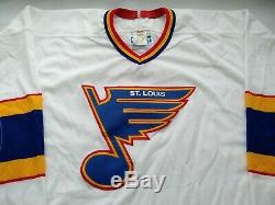 Extremely Rare Pristine 1987 Authentic Pro 52 St Louis Blues CCM Cosby Jersey