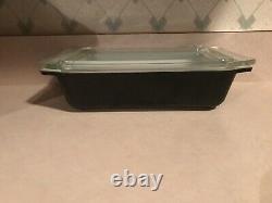 Extremely Rare Pyrex Solid Black 575 Space Saver And Lid. 1 Of Only 2 That Exist