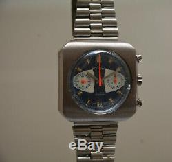 Extremely Rare Rovano Chronograph Watch Valjoux 7734 Vintage