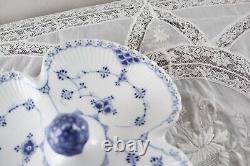 Extremely Rare Royal Copenhagen Blue Fluted Relish dish #1167