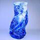 Extremely Rare Royal Doulton Blue Flambe Veined Owl