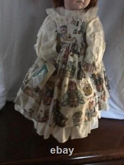 Extremely Rare The Doll Maker Polly with Teddy Bear Dress & Bow