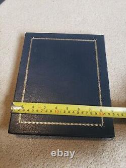 Extremely Rare! Tiffany & Co Blue Leather Family History Journal Diary Organizer