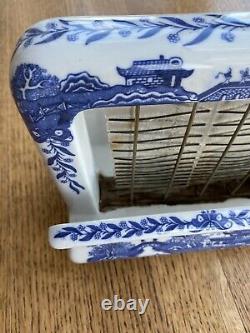 Extremely Rare Toastrite Blue Willow Ceramic Electric Toaster
