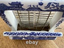 Extremely Rare Toastrite Blue Willow Ceramic Electric Toaster