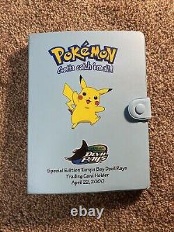 Extremely Rare Vintage Pokemon Binder! Tampa Bay Devil Rays Special Edition