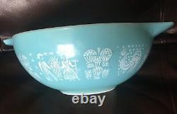 Extremely Rare Vtg. Pyrex Amish Butterprint 29 Cinderella Bowl 444 Pre-preowned