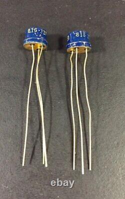 Extremely Rare Westinghouse 2N61 Transistor 1958 Blue Gold Plated Leads Qty 1