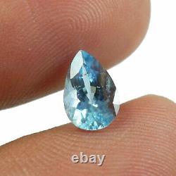 Extremely Rare and AAA++ Quality 1.10 carat Pear Shape Aquamarine Gemstone
