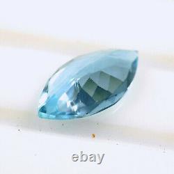 Extremely Rare and Top Blue Color 1.45 carat Marquise Shape Aquamarine Gemstone