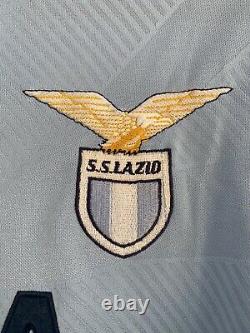 Extremely rare Lazio 1993-1995 Umbro Football Shirt Player Issue #10 Gazza (L)
