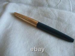 Extremely rare PARKER Hoodie Fountain Pen VP Blue 12KGF