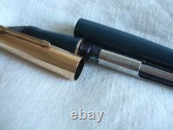 Extremely rare PARKER Hoodie Fountain Pen VP Blue 12KGF