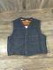 Extremely rare condition 1970's Carhartt Denim vest blanket lining XL