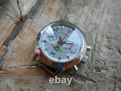 Extremely rare vintage russian s. Steel chronograph watch STURMANSKIE, cal. 3133