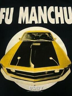Fu Manchu New XL 1996 In Search Of Shirt Navy Blue EXTREMELY RARE LICENSED