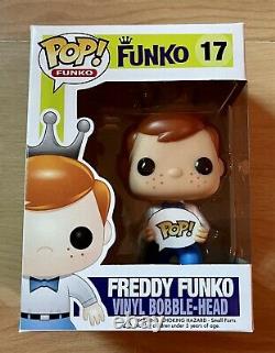 Funko Pop! Freddy Funko #17 Exclusive Fundays 2015 (Blue Tie) LE Extremely Rare