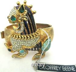 GEOFFREY BEENE FOR KRAMER Foo Dog Dragon Extremely RARE Bracelet With Original Tag