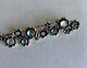 Genuine Pandora Blue Topaz Moonstone Brooch extremely rare