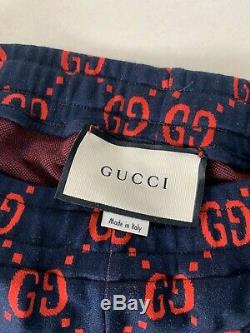 Gucci Jacquard Track Bottoms Red/Blue Small EXTREMELY RARE