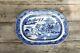 Harley & Co Platter, Willow Blue, Extremely Rare, circa 1802