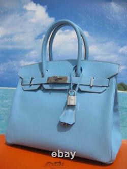 Hermes Celeste Birkin 30cm Limited Edition Candy 30 CM Bag Tote Extremely Rare