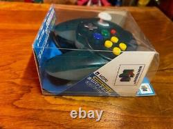 Hori Pad Mini 64 N64 Ocean Blue Boxed Extremely Rare