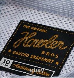 Howler Brother Gaucho XL Dancing Prawn Shirt Extremely Rare New In Plastic