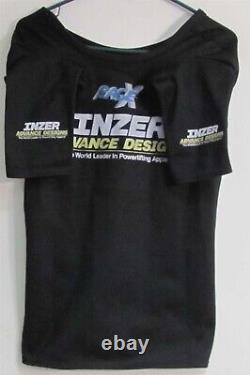 Inzer Rage X Bench Shirt Size 42 Black 1 Scoop (Used) Extremely Rare Blue Logo