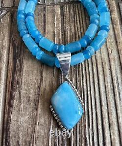 JAY KING Hemimorphite Pendant & Necklace, Sterling Silver EXTREMELY RARE