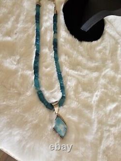 JAY KING Hemimorphite Pendant & Necklace, Sterling Silver EXTREMELY RARE