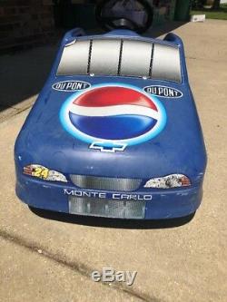 Jeff Gordon #24 Nascar Pedal Car Extremely Rare Peddle Blue Pepsi Cola