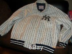 Jh Design Extremely Rare Collectible Ny Yankees Leather Jacket & Hat Mens Sz 3xl