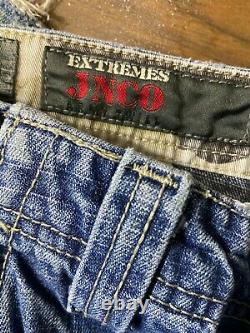 Jnco Extreme JNCO Army Twill Skater 16 Zip Offs Pants Shorts Capri Rare