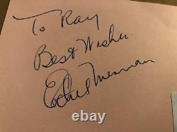 Josh White Extremely Rare Early Autographed Page 50s + Ethel Merman Auto Civil R