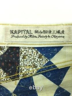 Kapital Brand Okayama Mitsu Factory Denim Size 34 Blue men's extremely rare Used