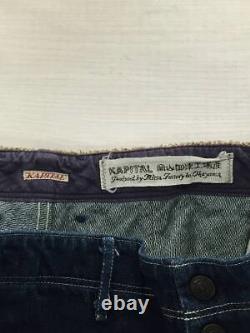Kapital Brand denim clown pants Size XS men's Indigo color extremely rare Used