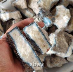 LOT OF 3KG Discovery Sumatra Extreme Rare Sapphirine Rough Blue Mineral Specimen