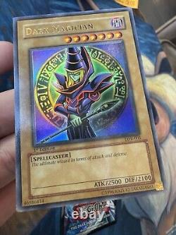 Legend Of Blue Eyes Dark Magician 1st Edition LOB-005 Glossy NA English? LP