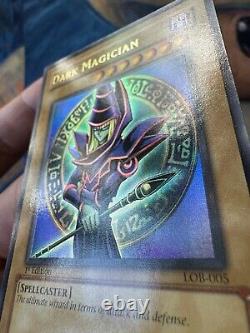 Legend Of Blue Eyes Dark Magician 1st Edition LOB-005 Glossy NA English? LP