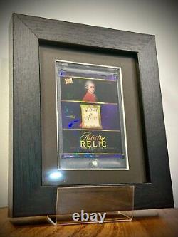 Legendary Composer Mozart Extremely Rare Handwritten Relic Framed Display
