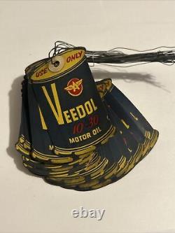 Lot of 34 Vintage Veedol Oil Service Paper Door Sticker Extremely RARE