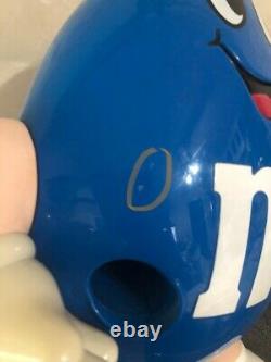 M&m 10 BLUE PEANUT CANDY DISPENSER Asia extremely RARE 1995