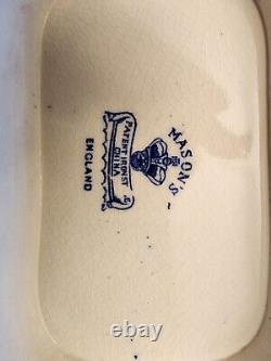 Mason's Patent Stone China England Soup Service WithLadle Extremely Rare