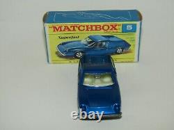 Matchbox Superfast No 5 Lotus Europa WITHOUT SUPERFAST VNMIB EXTREMELY RARE
