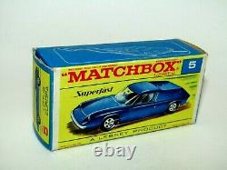 Matchbox Superfast No 5 Lotus Europa WITHOUT SUPERFAST VNMIB EXTREMELY RARE